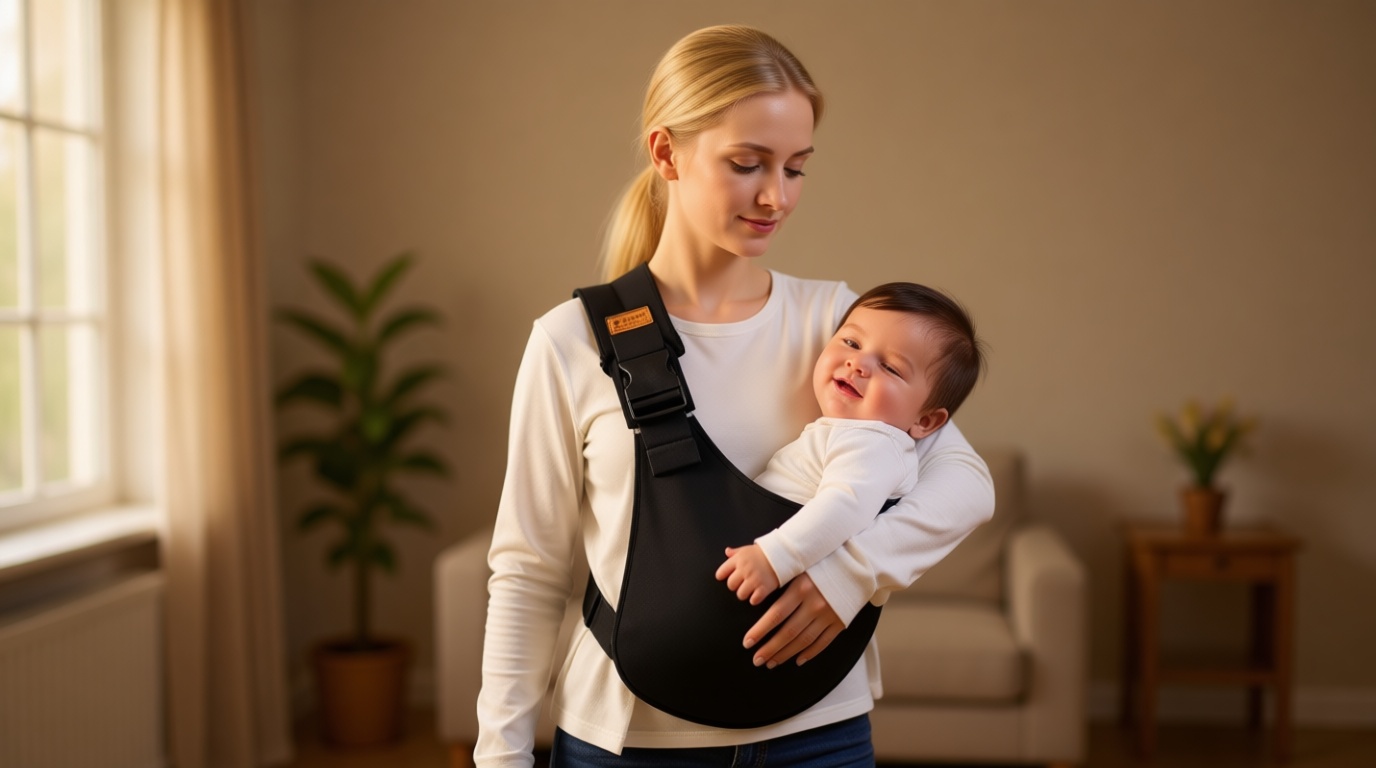 yemyig Baby Sling Carrier,Toddler Carrier, 2024 New Baby Carrier Newborn to Toddler,Portable Lightweight Non-Slip Hip Seat Carrier 10-30lbs(Black)