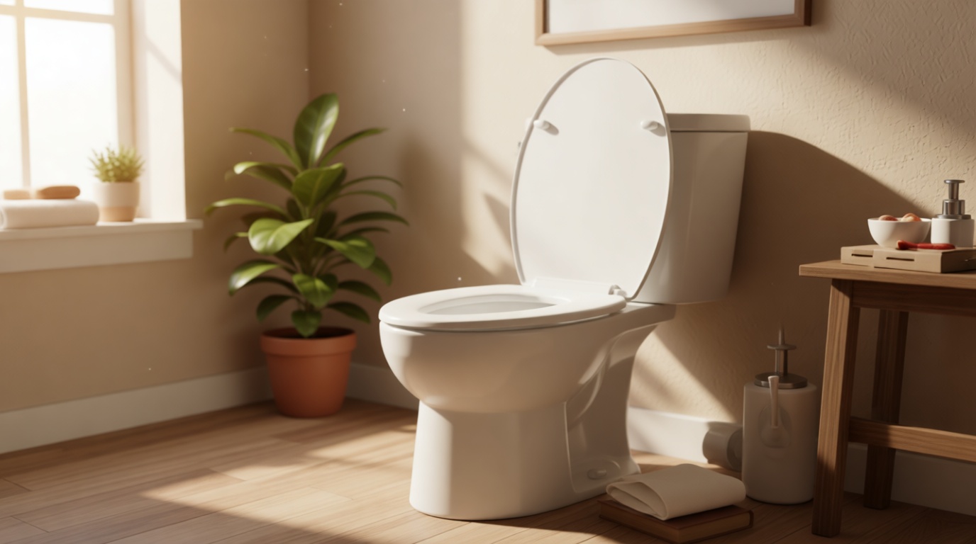 KOHLER 20110-0 Brevia, Slow Close Toilet Seat, Elongated Toilet Seat, Grip-Tight Bumpers Quick-Attach Hardware, White