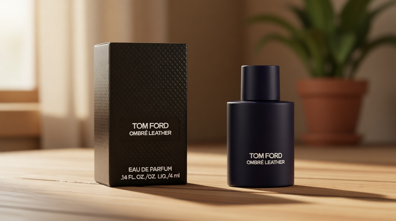 Tom Ford Ombre Leather Eau de Parfum Mini 0.14 fluid ounce 4ml splash bottle boxed