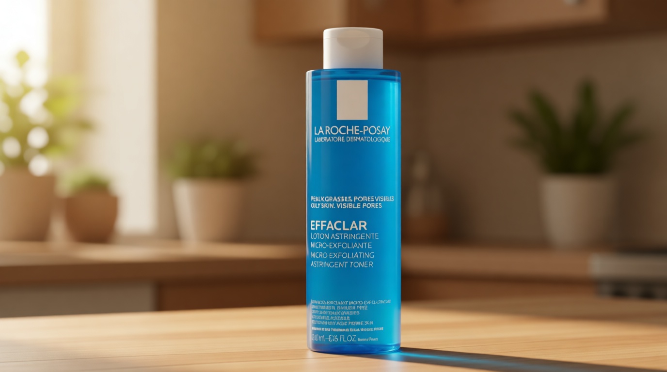 La Roche-Posay Effaclar Astringent Face Toner for Oily Skin, with Exfoliating LHAs to Minimize Appearance of Pores and Smooth Skin Texture