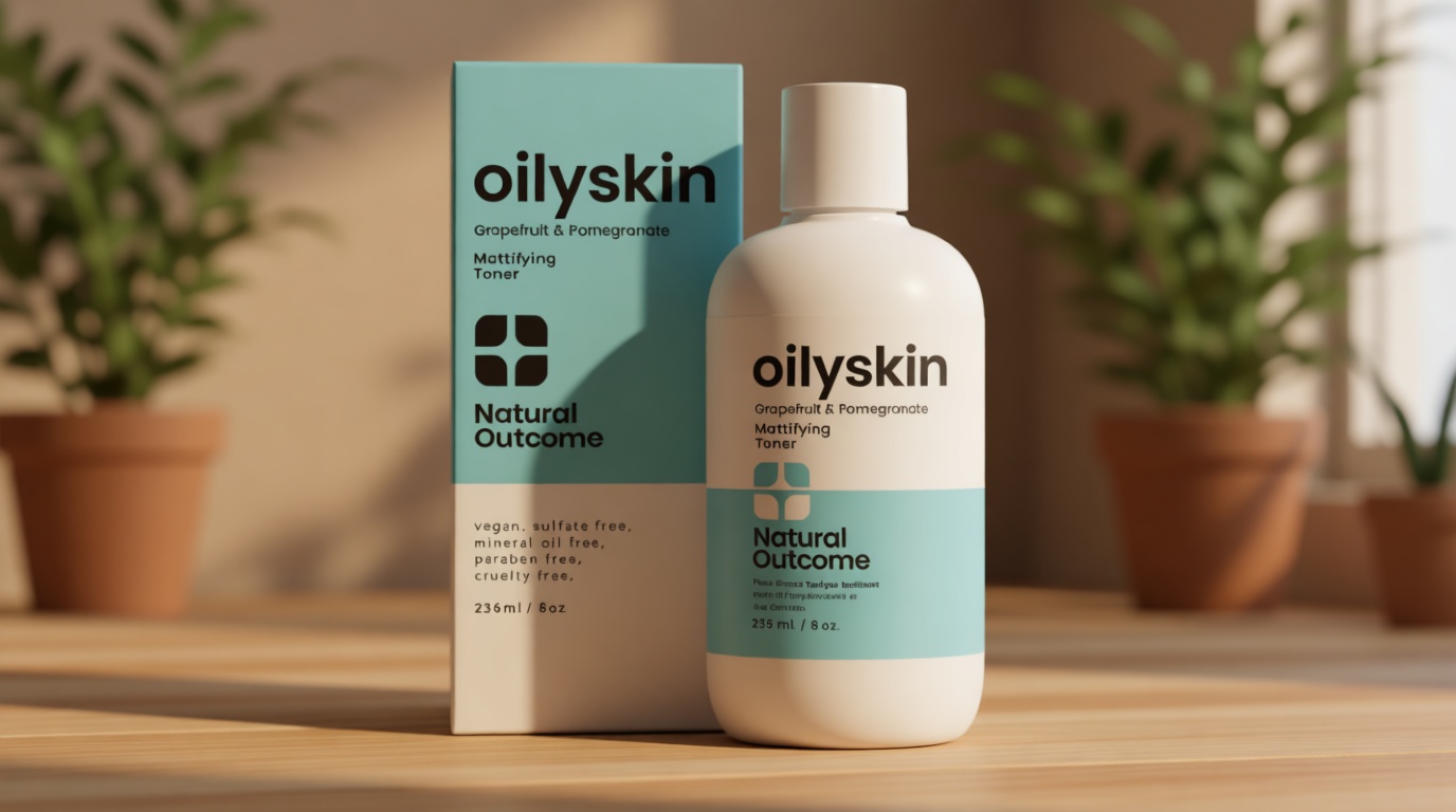 Natural Outcome Oily Skin Face Toner | Purifying Astringent Facial Toner | Naturally Keeps Skin Matte & Shine Free | Minimizes Appearance of Pores While Keeping Skin Hydrated with Aloe Vera | 8 oz