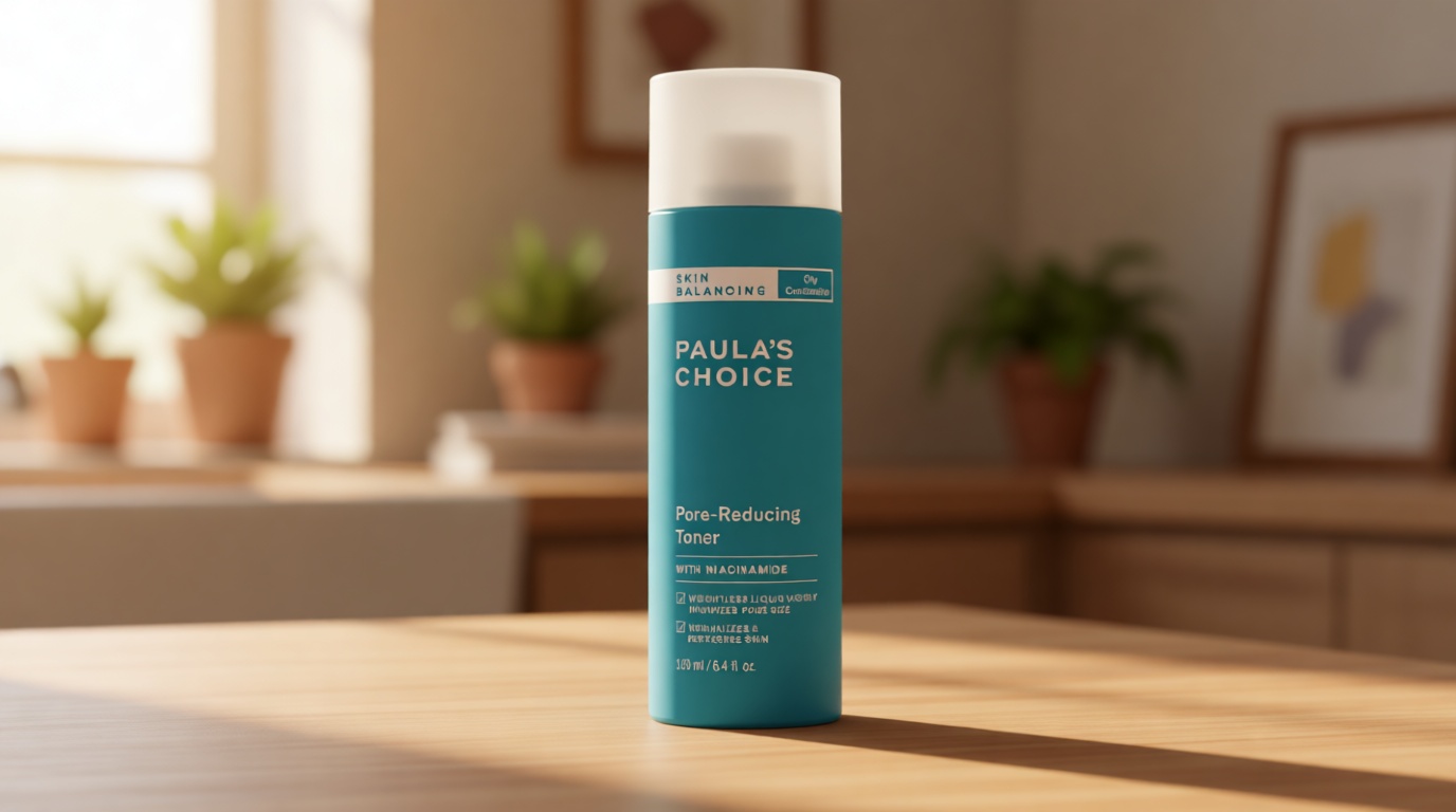 Paula's Choice SKIN BALANCING Pore-Reducing Face Toner with Niacinamide, for Oily Skin & Combination, Minimizes Large Pores, Controls Oil & Shine, Hydrates & Replenishes, Fragrance-Free