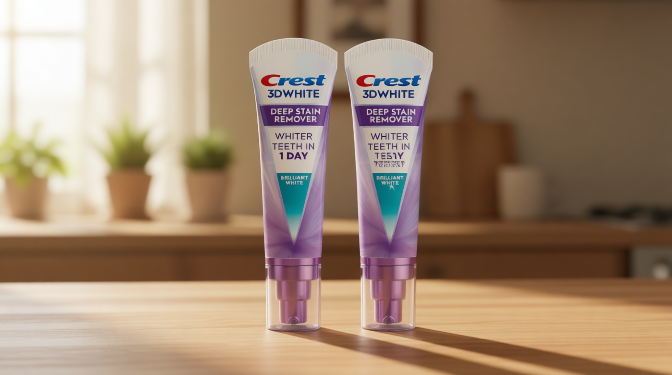Crest 3DWhite Brilliance Deep Stain Remover Brilliant White Toothpaste