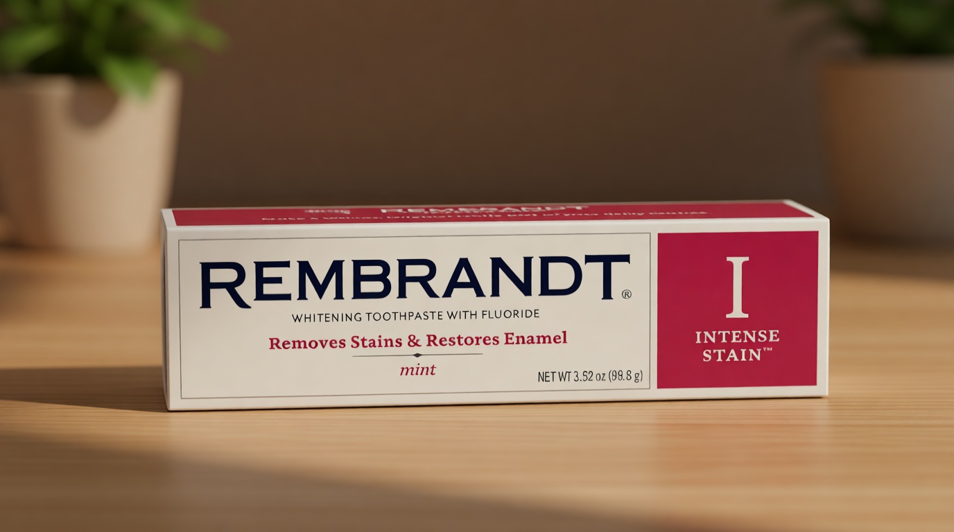 REMBRANDT Intense Stain Whitening Toothpaste With Fluoride