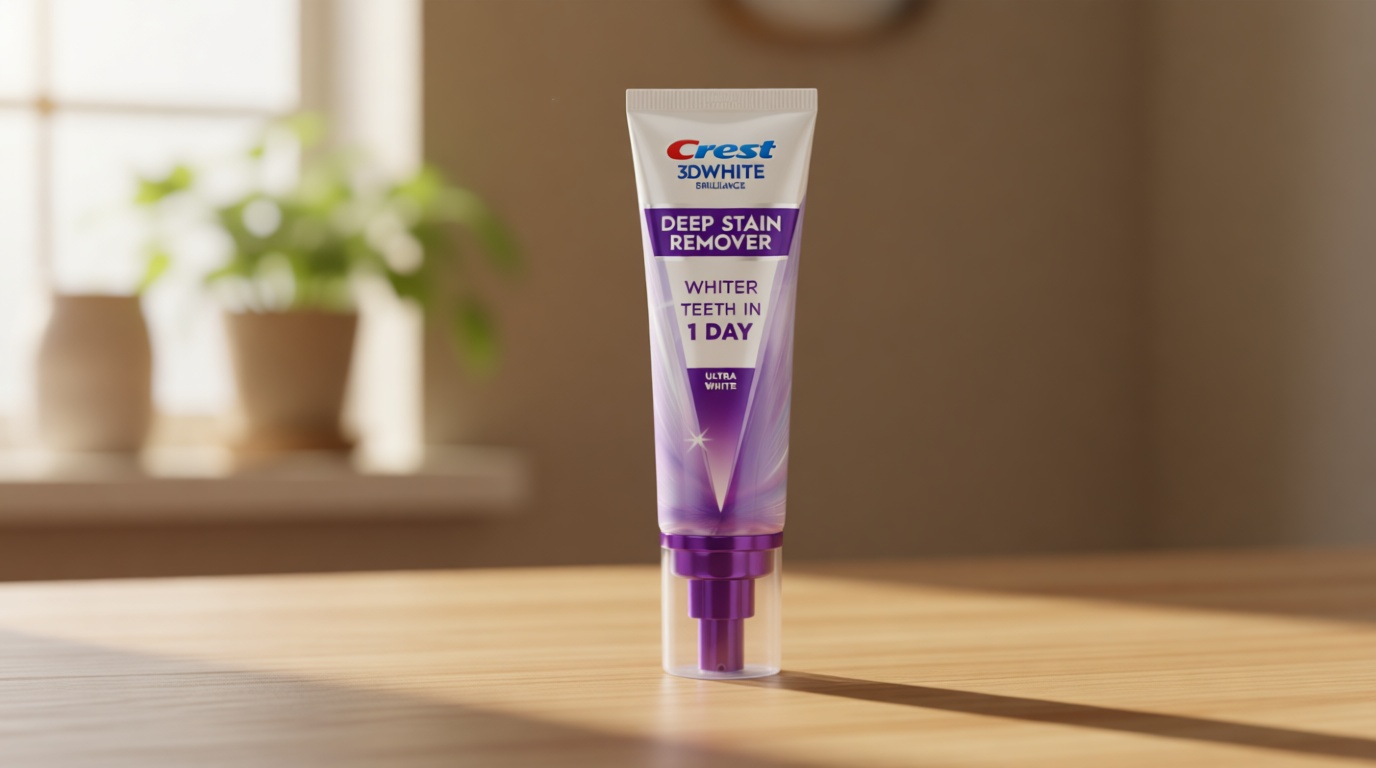 Crest 3DWhite Brilliance Deep Stain Remover Ultra White Toothpaste