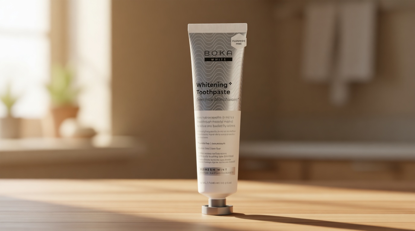 Boka Fluoride Free Toothpaste, Nano Hydroxyapatite Toothpaste, Appropriate for Sensitive Teeth