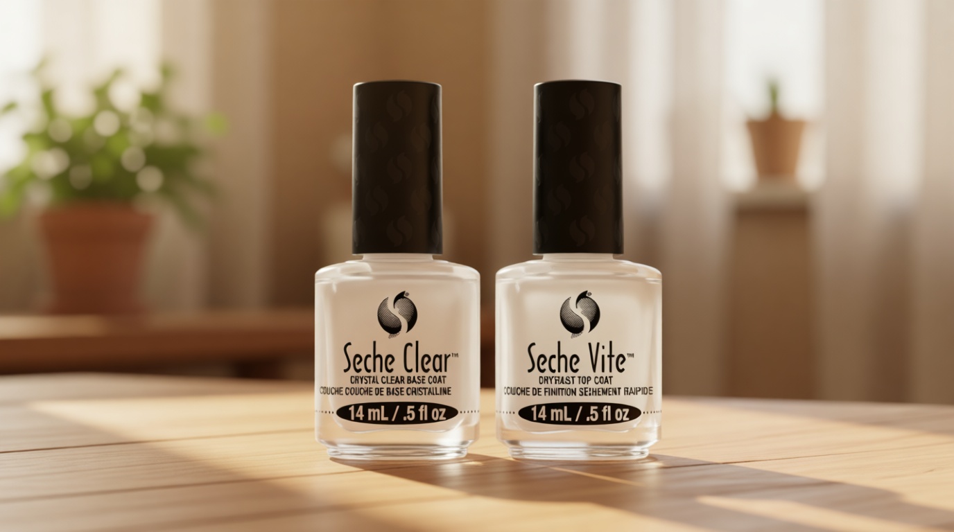 Seche Clear Vite, Base Coat and Top Coat for Nail Polish