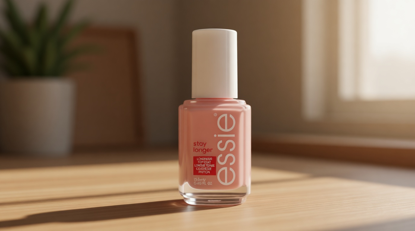 essie Nail Care, Salon-Quality Longwear Top Coat, 8-Free Vegan, Stay Longer, 0.46 fl oz