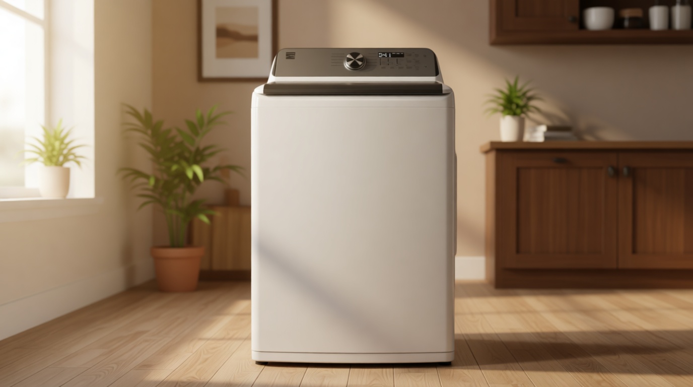 Kenmore 4.5 cu. ft. Top Load Washer with Triple Action Impeller for Tough Dirt & Stains - Reduce Laundry Time with Accela Wash & Express Wash - LED - White