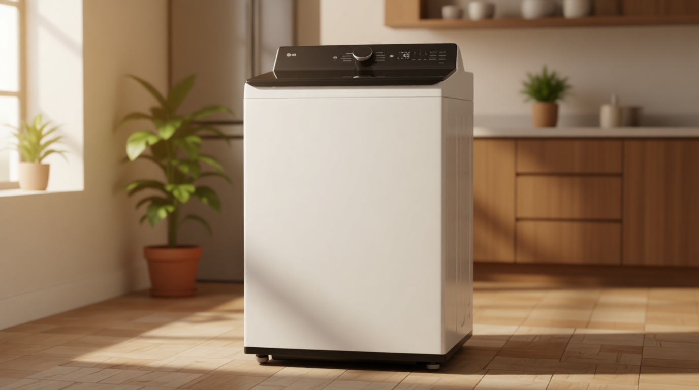 LG WT8400CW 5.5 Cu. Ft. White Mega Capacity Smart Top Load Washer w/EasyUnload