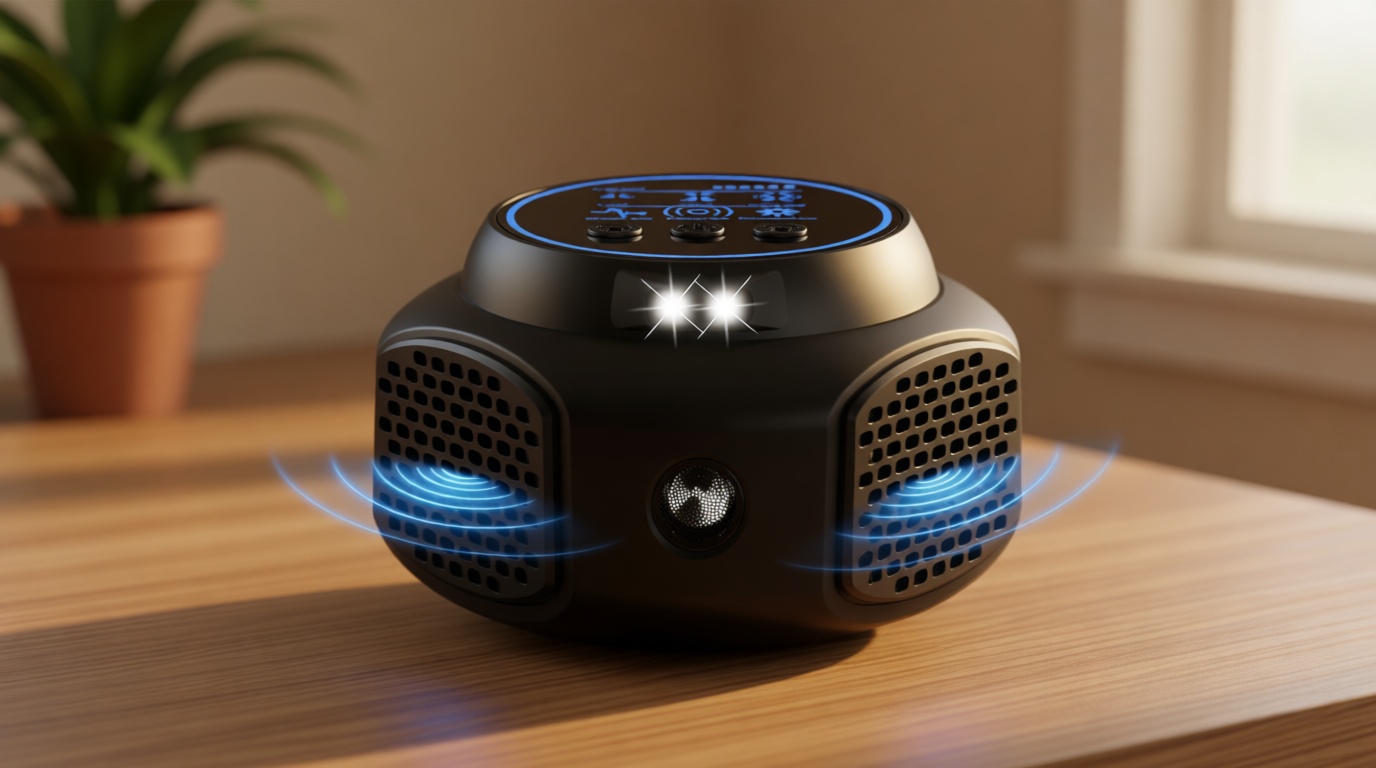 Ultrasonic Pest Repellent Plug-in, Electronic Mouse Traps & Insect Repellent, Pest Control for Rodent, Roach, Ant, Squirrel, Spider, Bugs, Mouse, Rat, Bat for Home, Office, Warehouse Black 1 Pack