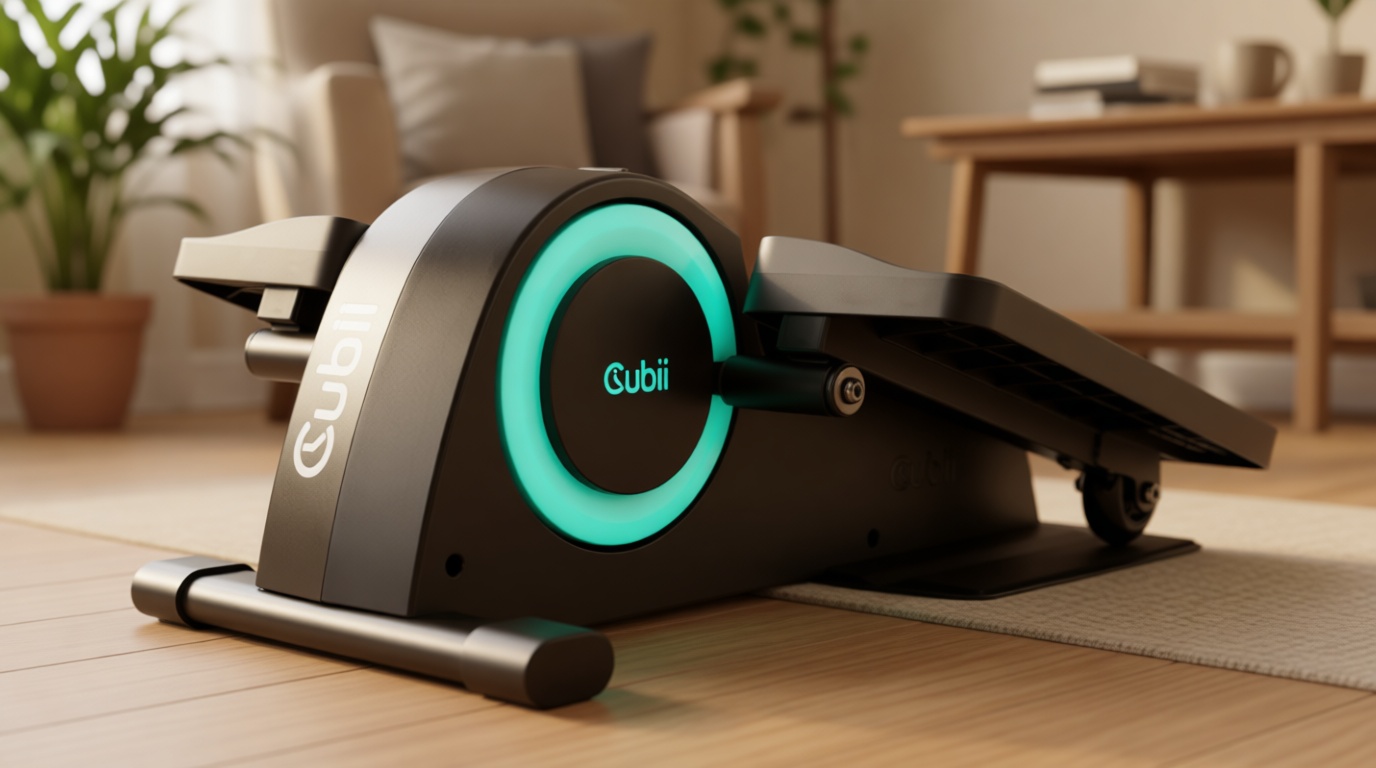 Cubii JR1, Under Desk Elliptical, Under Desk Bike Pedal Exerciser, Seated Elliptical, Work from Home Fitness, Mini Elliptical Machines for Home Use, Cubii Exerciser for Seniors, Desk Exercise