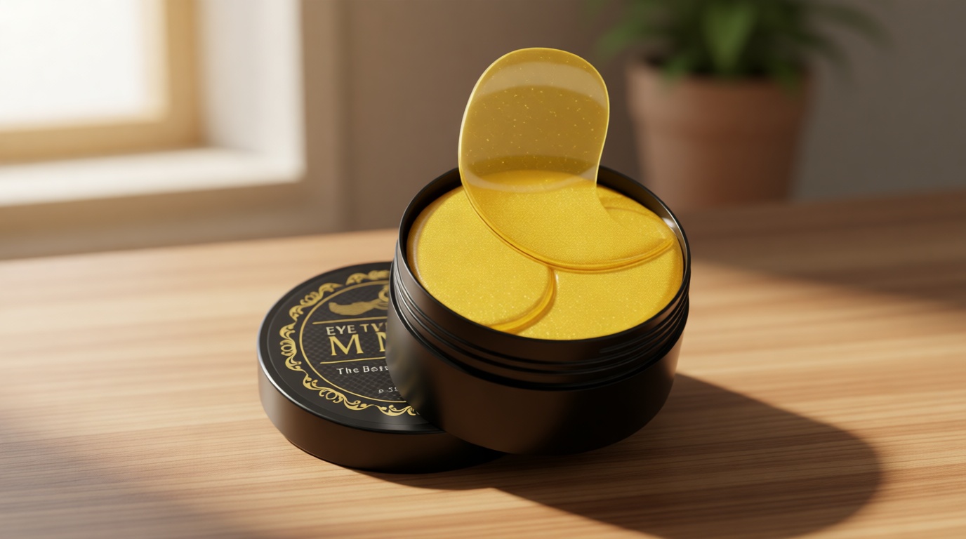 NAZANO 24K Gold Under Eye Patches - 60 Pack for Puffy Eyes, Dark Circles, Bags & Wrinkles with Collagen & Hyaluronic Acid - Eye Care Pads for Daily Skincare (Gold)