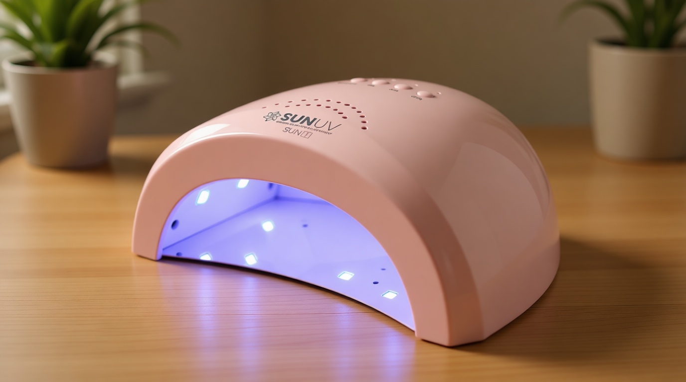 SUNUV UV Light for Gel Nails, UV Dryer for Gel Polish with 3 Timer Settings Professional LED Nail Lamp Art Tools Auto Sensor SUNone Pink