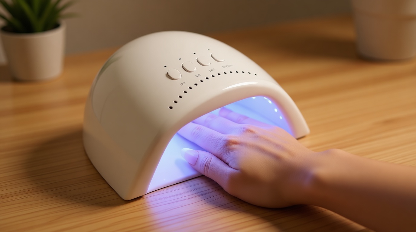 Beetles UV Nail Lamp - LED Nail Lamp with 3 Timer 30/60/120s UV Light for Gel Nails Smart Sensor Nails Dryer for Fast Curing Gel Polish Top Coat and Base Coat, DIY Salon Manicure Art Tools, White