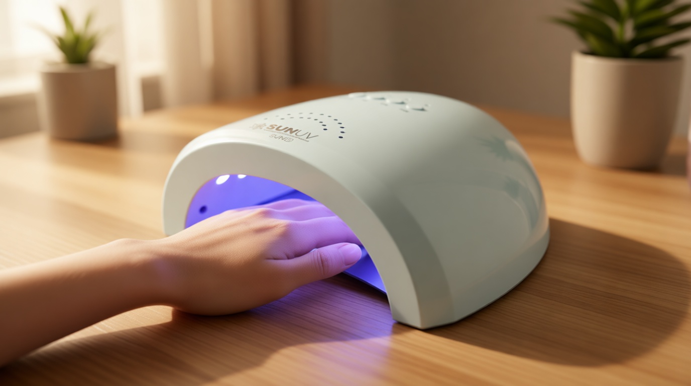 SUNUV Nail Dryer, UV Light for Gel Nail Polish Professional UV LED Lamp with 3 Timer Settings Art Tools Auto Sensor SUNone Blue