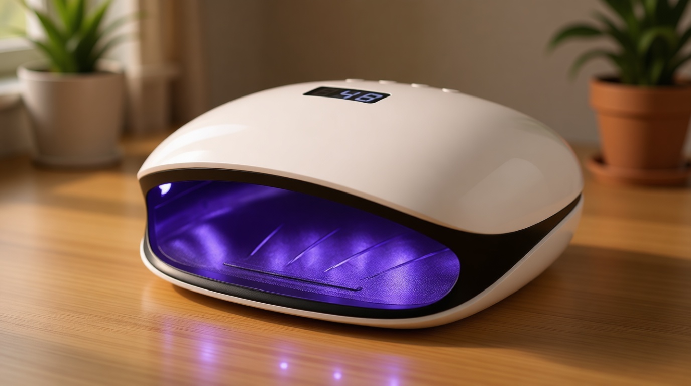 SUNUV UV LED Nail Lamp, UV Light for Nails Compatible with All Gel Polish, 36 LEDs with 4 Timer Settings, LCD Display for Home Salon SUN4 Black