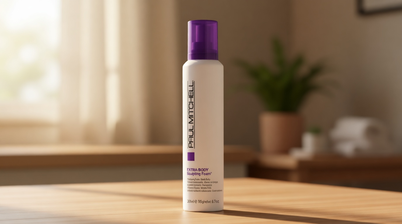 Paul Mitchell Extra-Body Sculpting Foam, Adds Fullness, Touchable Finish, For Fine Hair