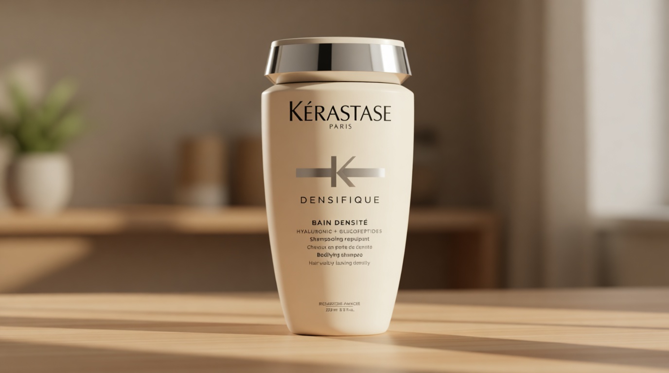 Kerastase Densifique Densité Shampoo - Thickening & Strengthening For Fine & Thinning Hair, Removes Build-Up & Adds Shine With Hyaluronic Acid Cradle to Cradle Certified
