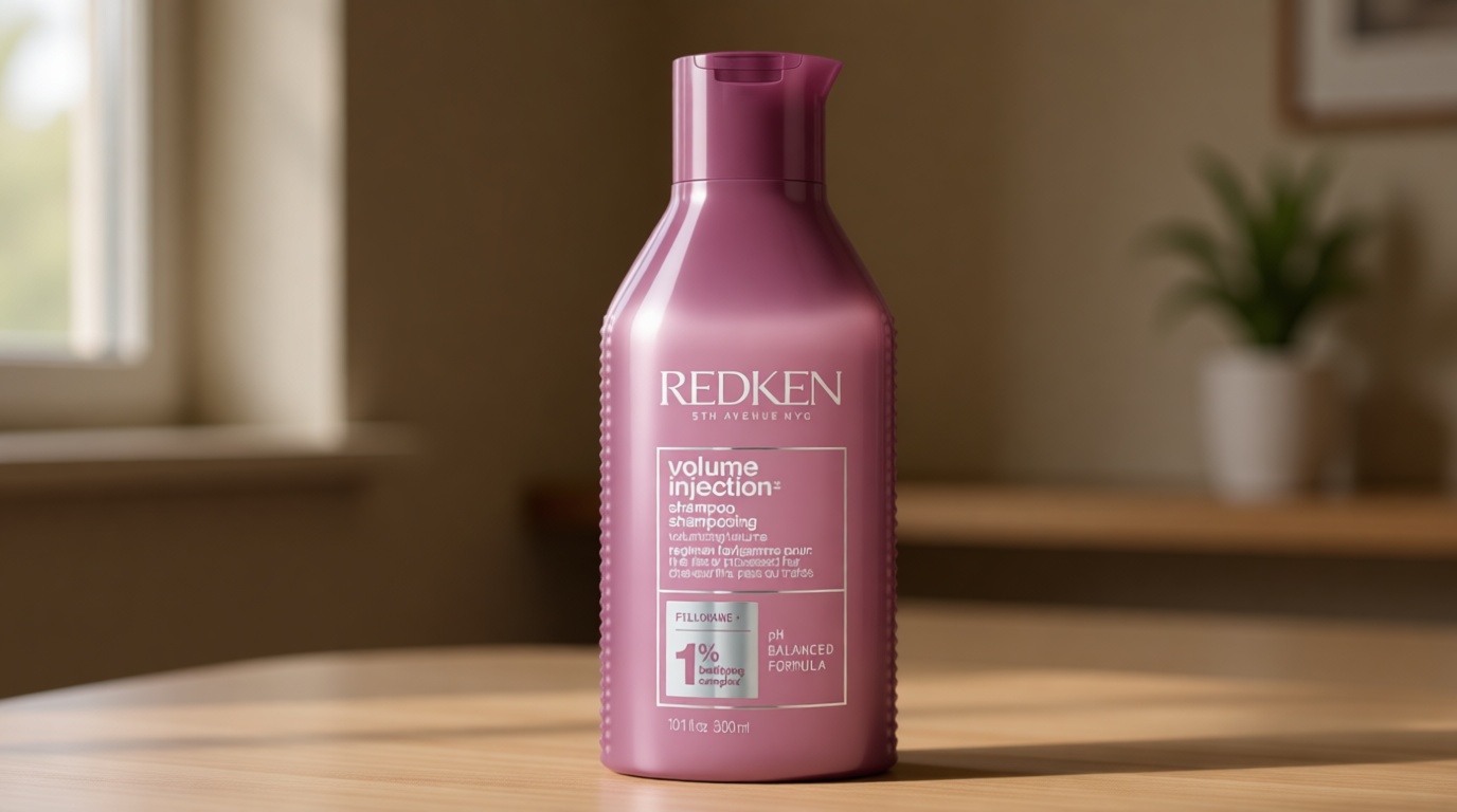 Redken Volume Injection Shampoo For Fine Hair - Adds Lift & Body, Volumizing & Detangling Without Weighing Down, Paraben Free Cradle to Cradle Certified