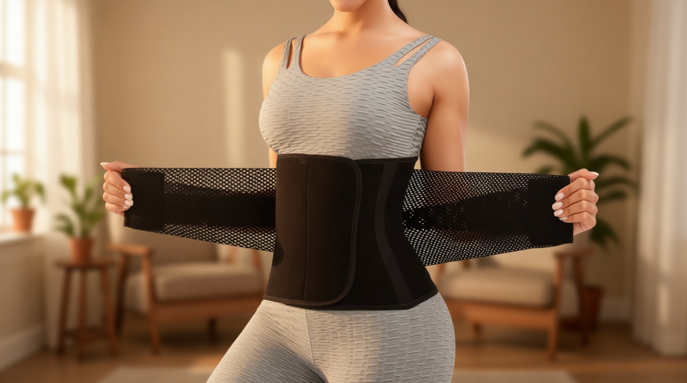 ChongErfei Waist Trainer Belt for Women Man - Waist Trimmer Ab Belt - Tummy Control Body Shaper