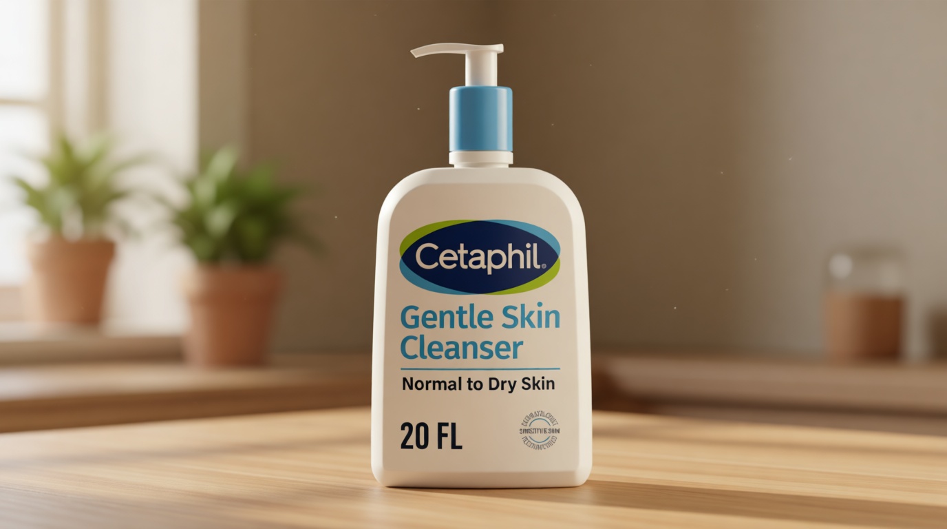 Cetaphil Face Wash, Hydrating Gentle Skin Cleanser for Dry to Normal Sensitive Skin, 20 oz, Fragrance Free, Soap Free and Non-Foaming