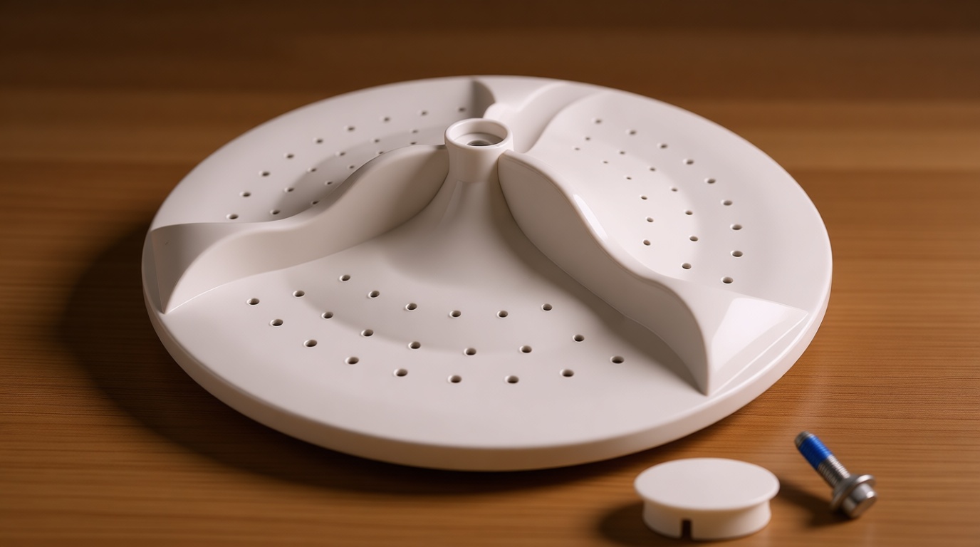 Upgraded W10752283 Washer Washplate Compatible for Whirlpool Washing Machine by Techecook - wtw5000dw1 Washplate Replaces w10609476, w10834890, ps10064549, AP5956378, 3452757