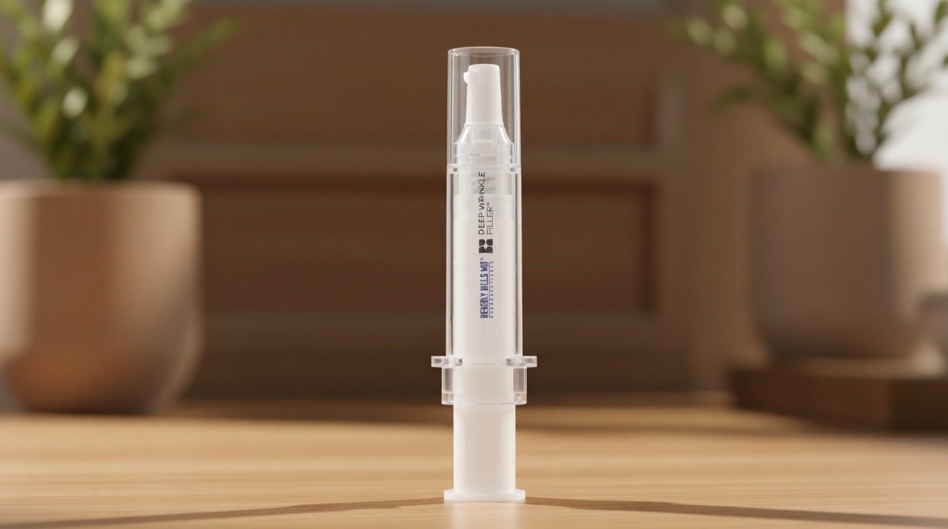 Beverly Hills MD Deep Wrinkle Filler- Decrease Appearance of Deep Wrinkles on Contact, Anti-Aging Serum for Smooth, Lifted Complexion- Helps Correct Fine Lines & Creases w/Diamond Dust & Polymers