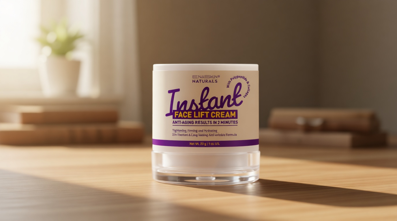 Enaskin Naturals Instant Face & Eye Tightener Cream: Wrinkle Filler for Deep Wrinkles and Fine Lines for Face Within 2 Mins - Instant Wrinkle Eraser for Women and Men - Temporary Eye Lift Cream