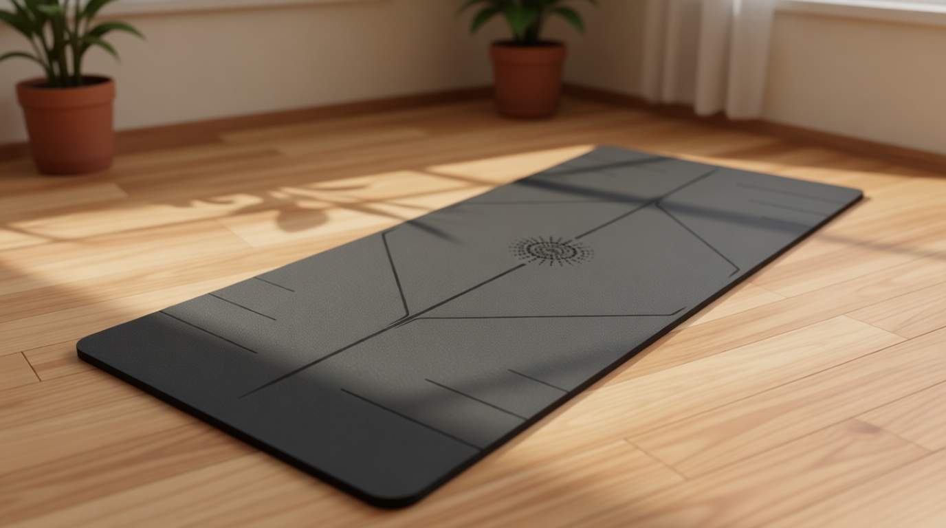 Plyopic. Ultra-Grip Pro Yoga Mat – EXTREME Non-Slip Performance - Dry Grip & Wet Grip - Alignment Lines - Comfortable & Sweat Resistant - For Yoga, Pilates, Exercise, Workout, Bikram & Hot Yoga