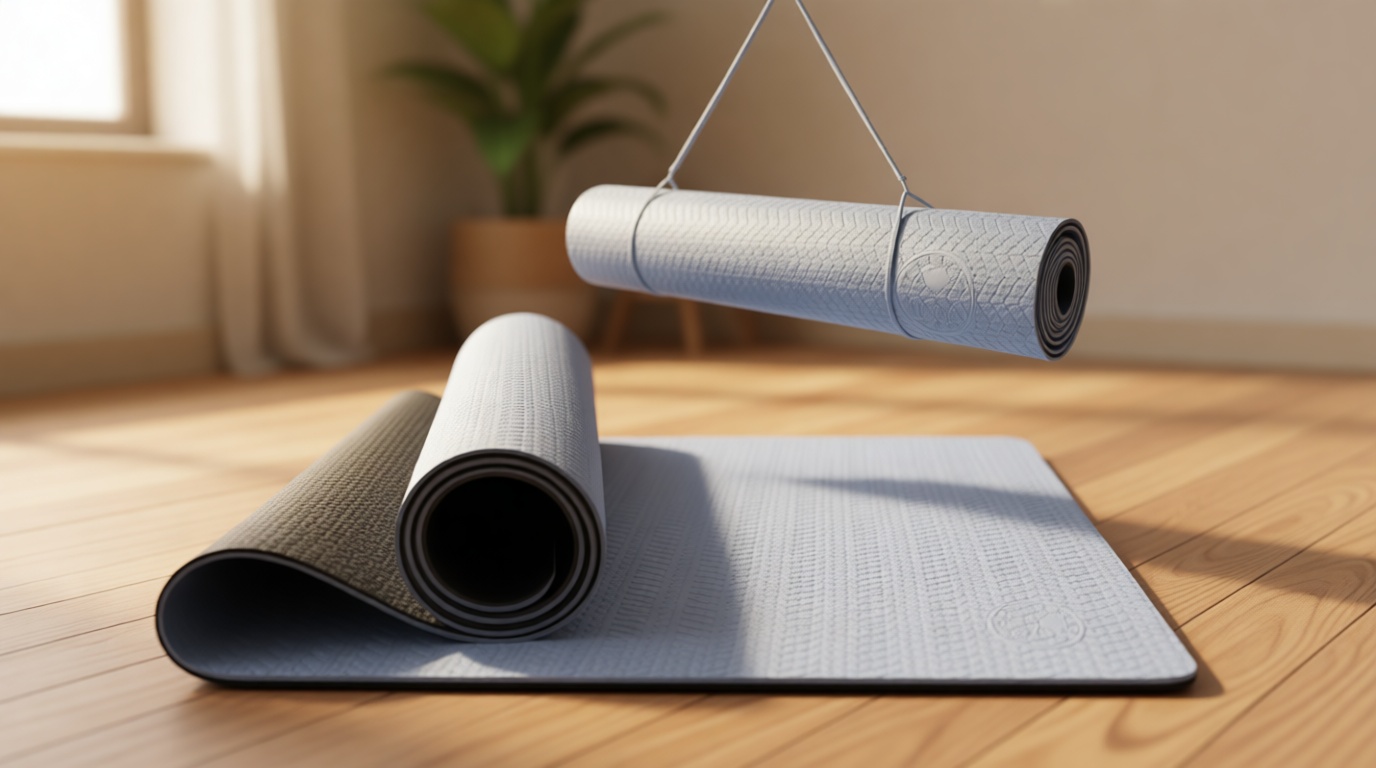 IUGA Yoga Mat Thick Non Slip Anti-tear Pilates Mat Eco Friendly Hot Yoga Mats for Workout & Exercise(72"x 24"x 6mm)