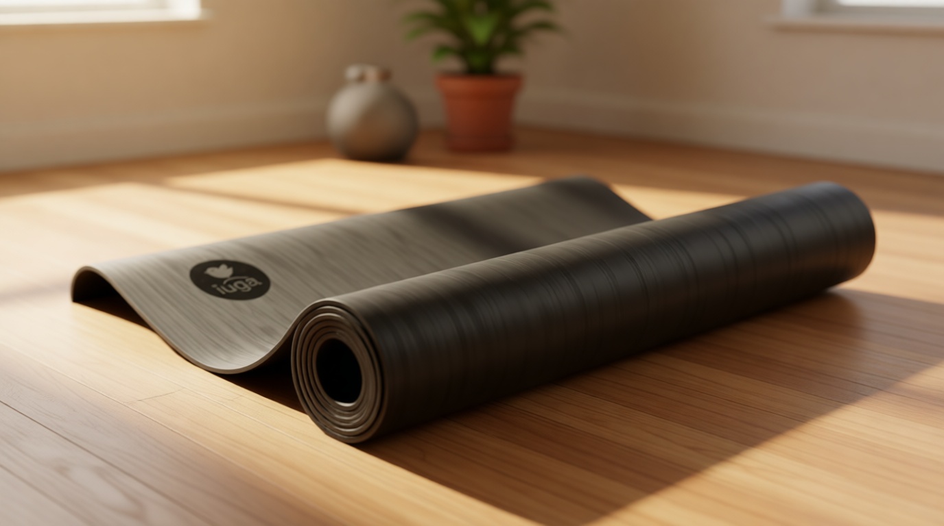 IUGA Pro Yoga Mat Non Slip Pilates Mat Anti-tear Eco Friendly Hot Yoga Mat with SGS Certified Material Free Carrying Strap Included