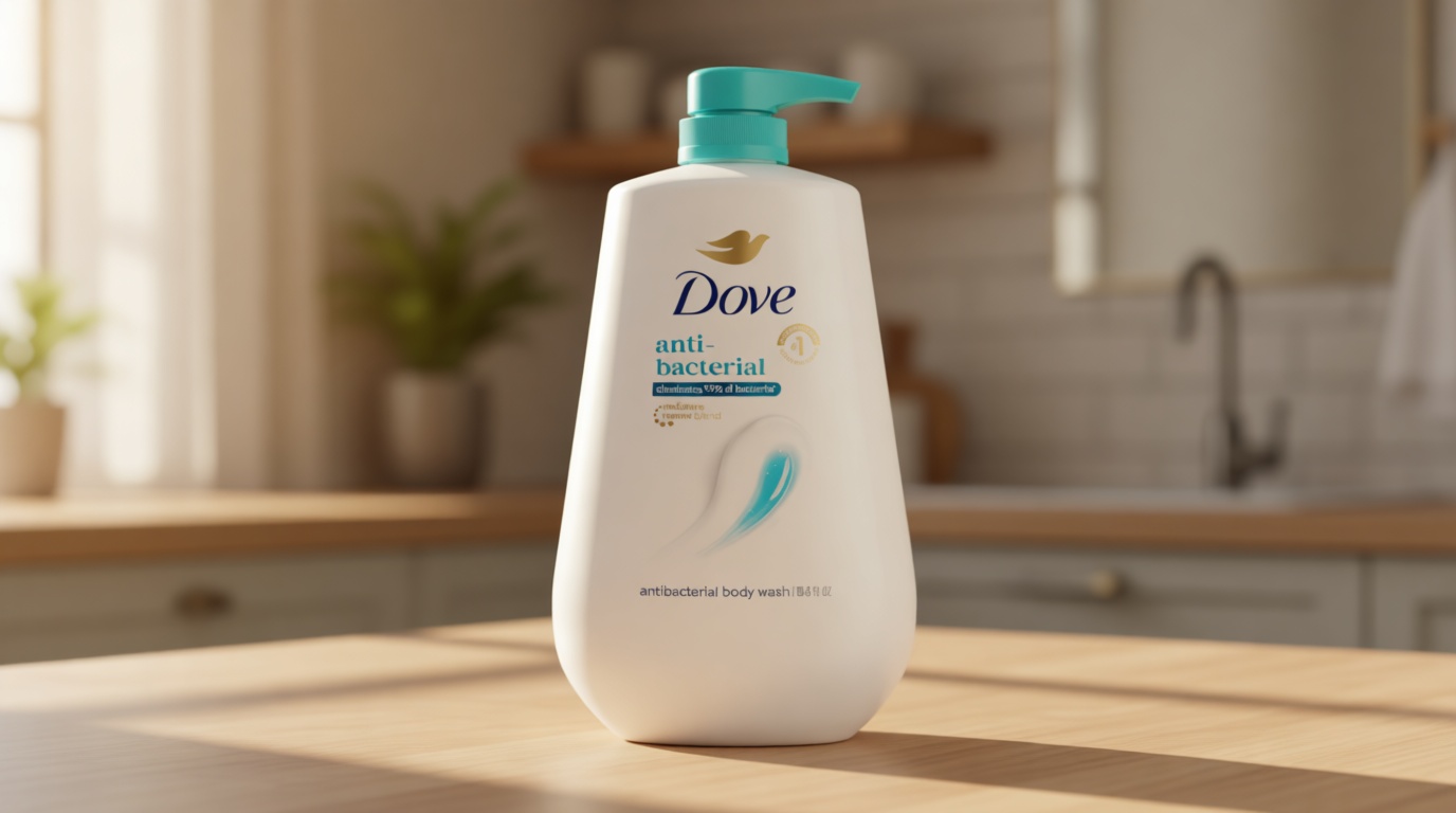 Dove Body Wash with Pump Antibacterial For All Skin Types Protects from Dryness 30.6 oz