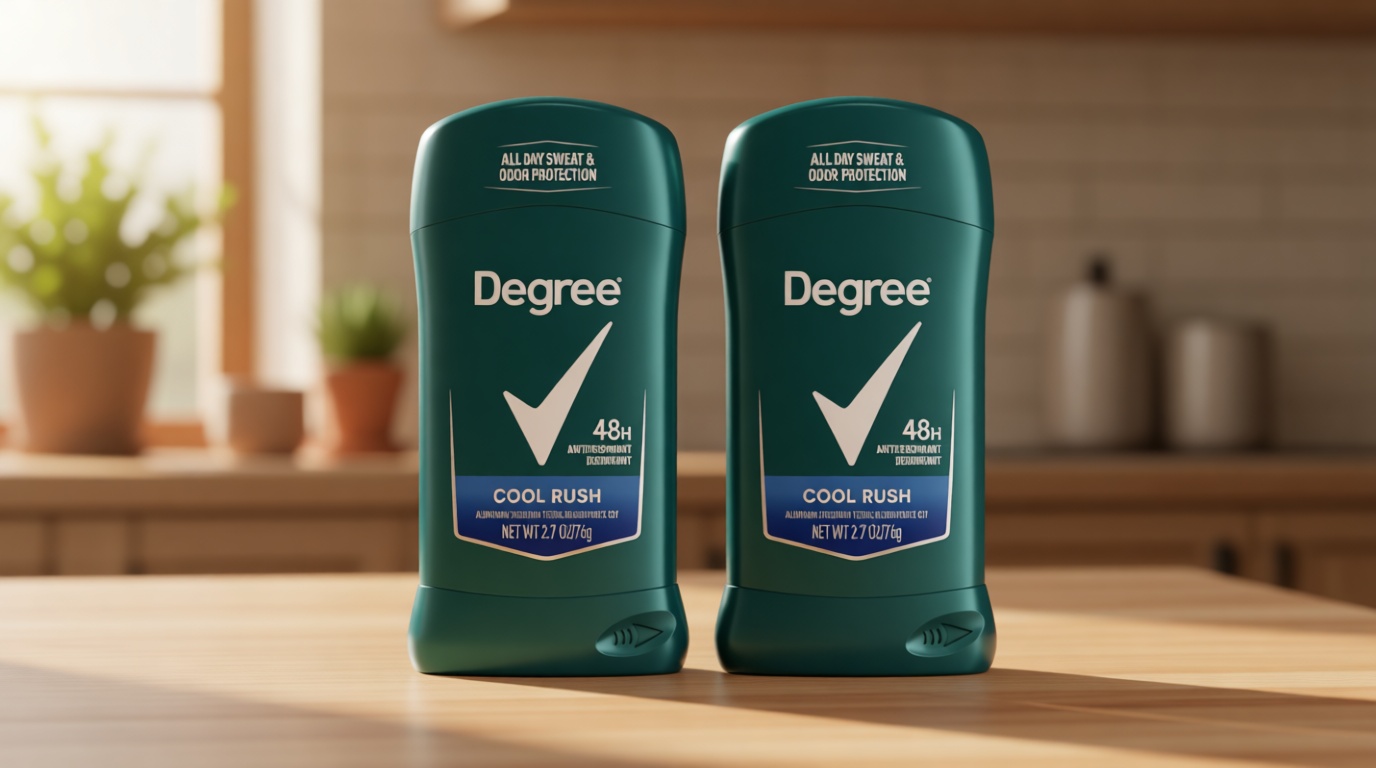 Degree Men Original Antiperspirant Deodorant Cool Rush Twin Pack 48-Hour Sweat & Odor Protection Antiperspirant For Men 2.7 oz