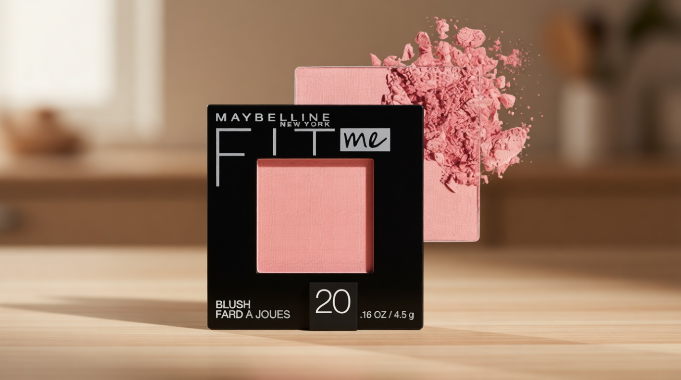Maybelline Fit Me Powder Blush, Lightweight, Smooth, Blendable, Long-lasting All-Day Face Enhancing Makeup Color, Mauve, 1 Count