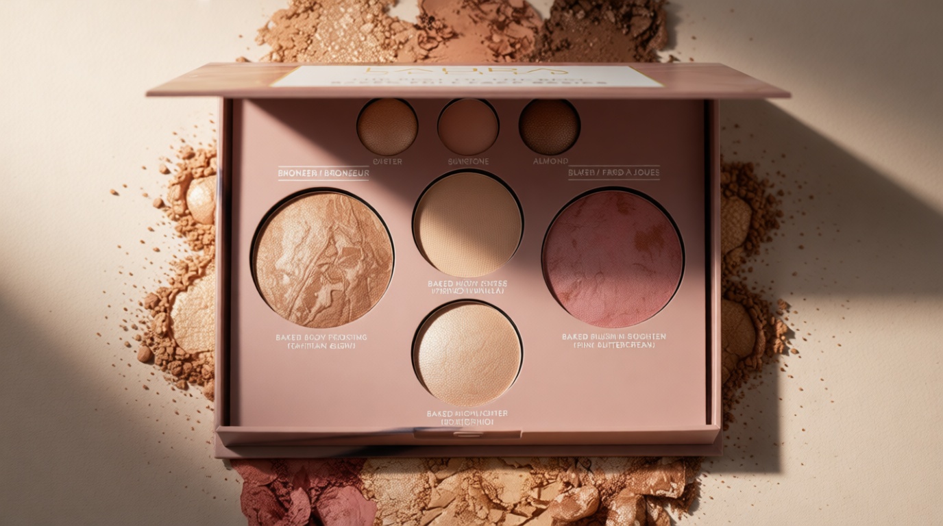 LAURA GELLER NEW YORK Best of the Best Baked Palette – 7-in-1 Full Face Palette – Bronzer, Blush, 2 Highlighters & 3 Eyeshadows – Crease-Proof, Handmade in Italy – Travel-Friendly