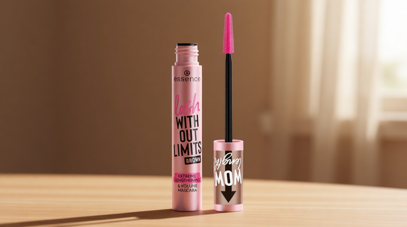 essence | Lash Without Limits Extreme Lengthening & Volume Mascara (02 | Brown) | Volumizing & Lengthening | Vegan, Cruelty Free & Paraben Free ClimatePartner certified