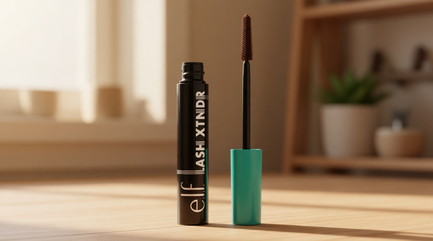 e.l.f. Lash XTNDR Mascara, Made With Tubing Technology For The Look Of Lash Extensions, Clump & Flake Free, Vegan & Cruelty-Free, Deep Brown