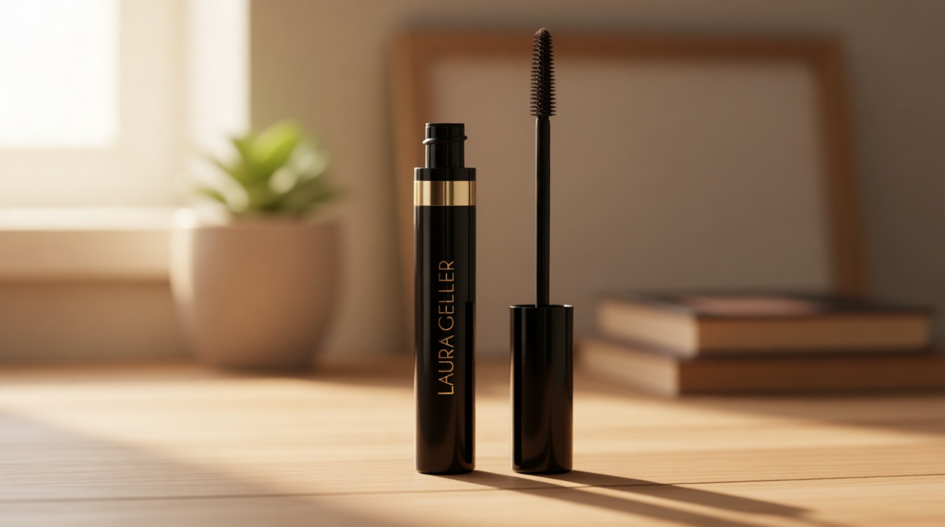 LAURA GELLER NEW YORK Kajal Longwear Mascara – Brown – Volumizing, Lengthening, & Defining Mascara - Smudge‑Proof & Flake‑Proof Wear, Buildable Formula