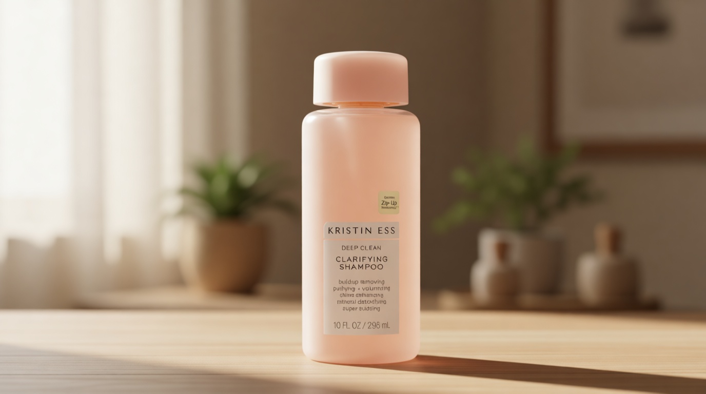 Kristin Ess Deep Clean Clarifying Shampoo for Oily Hair & Build Up | Detox Purifying + Cleansing Oily Hair Treatment - Sulfate Free + Vegan - Product for Thick, Curly + Color Treated Hair