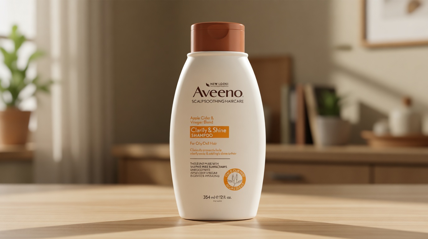 Aveeno Apple Cider Vinegar Clarifying Shampoo, Shine Enhancing, 12 fl oz