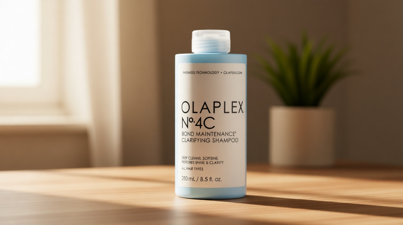 Olaplex Nº.4C Bond Maintenance™ Clarifying Deep Cleansing Shampoo | Removes Damage Causing Impurities & Buildup | Helps Restore Color vibrancy | For Coily, Curly, Straight, and Wavy