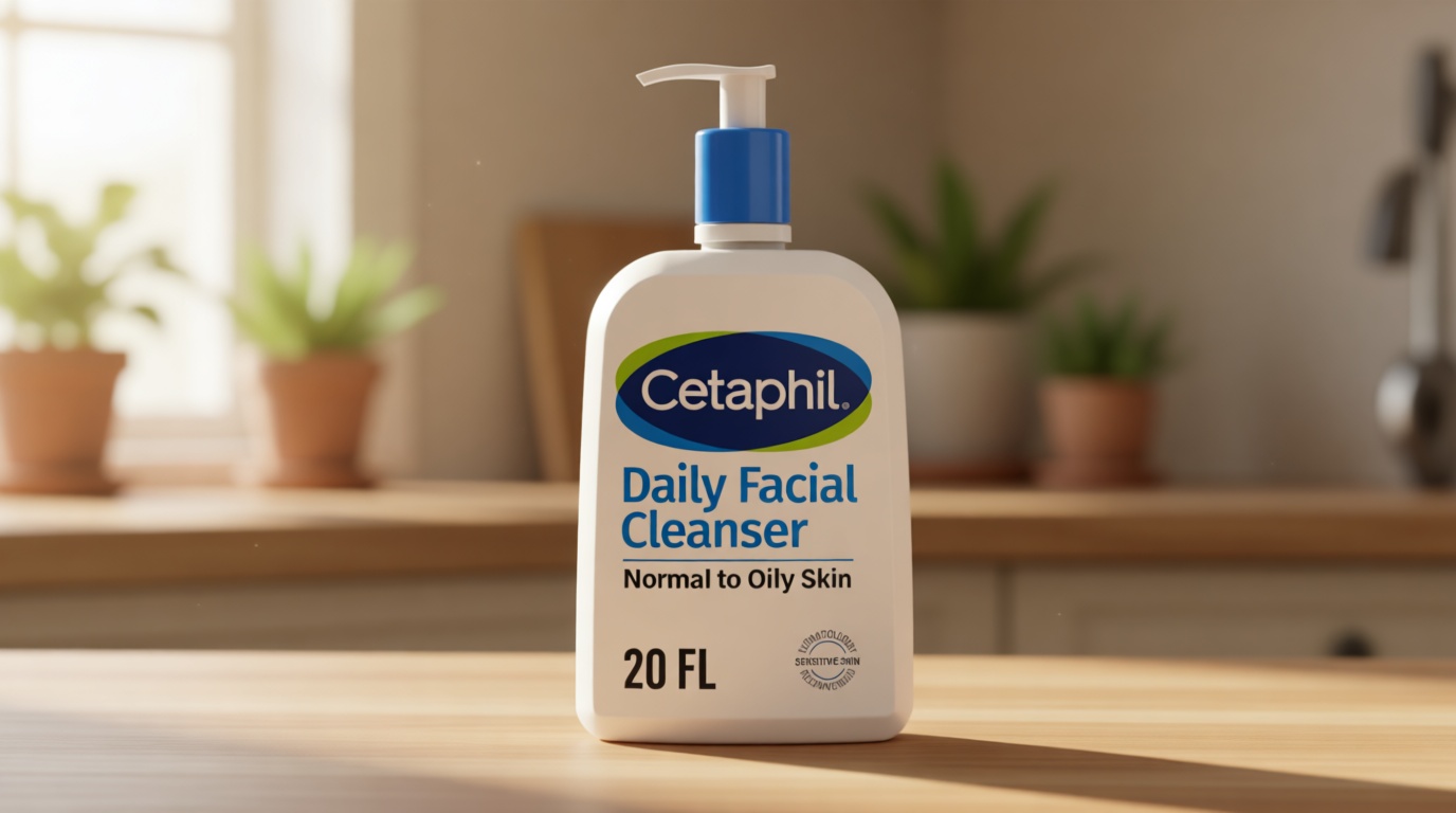 Cetaphil Face Wash, Daily Facial Cleanser for Sensitive, Combination to Oily Skin, 20 oz, Gentle Foaming, Soap Free, Hypoallergenic