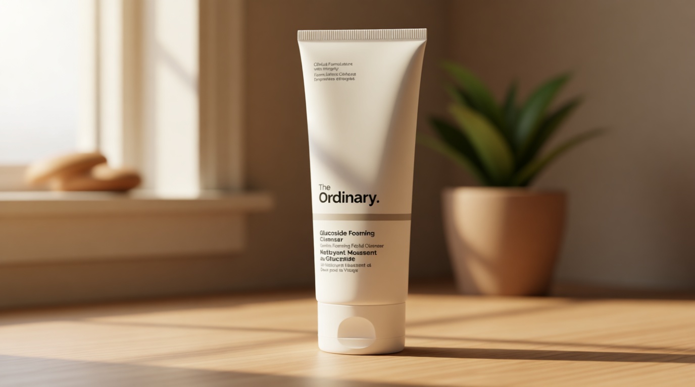 The Ordinary Glucoside Foaming Cleanser, Gentle Foaming Face Wash for All Skin Types Including Sensitive Skin, 5.1 Fl Oz