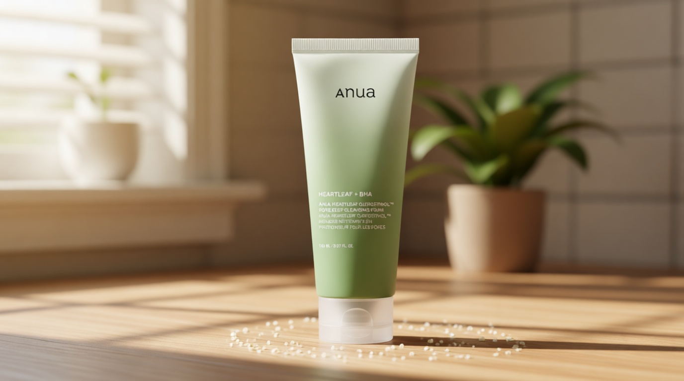 Anua Heartleaf Quercetinol Pore Deep Cleansing Foam, Face wash for Pore Refining Cleanser, Hydrating Daily Facial Cleanser For Double Cleansing, Gentle Foaming with BHA, Korean Skincare, 5.07 fl.oz.
