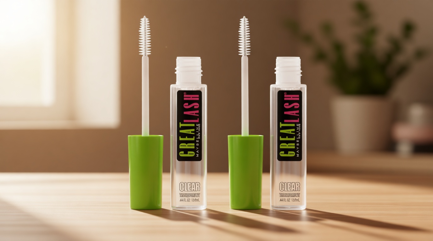 Maybelline Great Lash Clear Mascara, Conditioning Formula for Lashes and Eyebrows for a Natural Eye Makeup Look, 2 Count