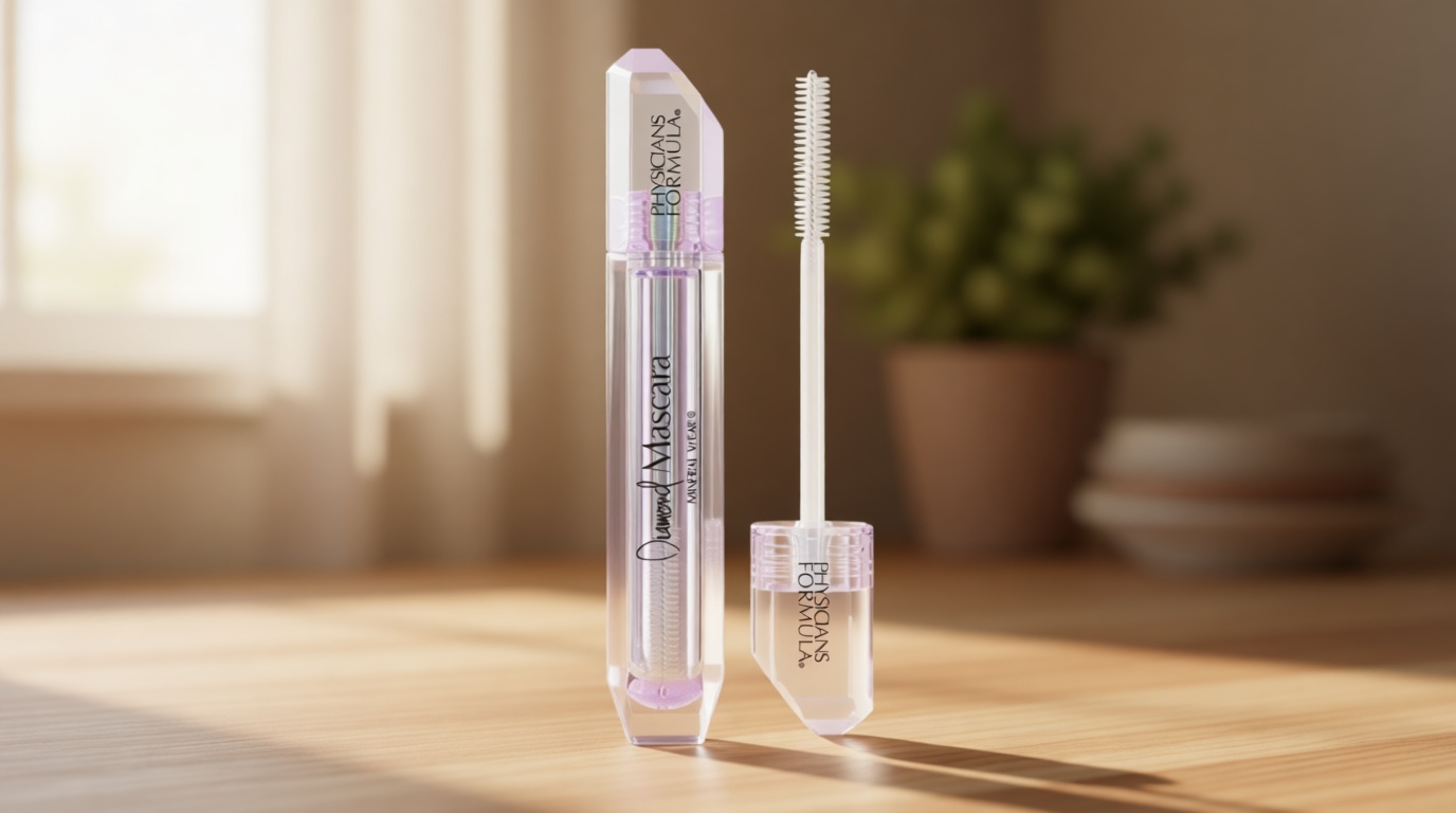 Physicians Formula Mineral Wear Diamond Mascara Lash & Brow Diamond, Dermatologist Tested, Ophthalmologist Approved, Sensitive Eyes
