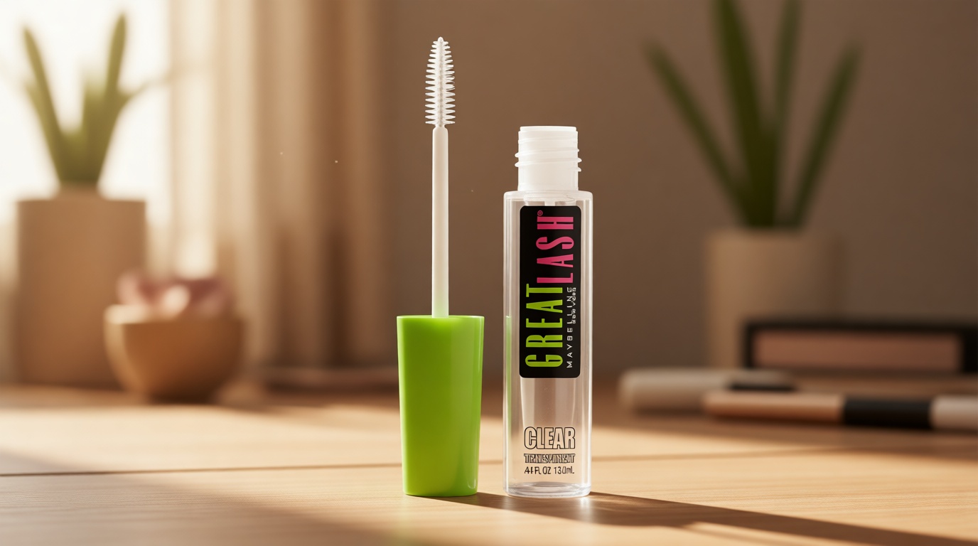 Maybelline Great Lash Clear Mascara, Conditioning Formula for Lashes and Eyebrows for a Natural Eye Makeup Look, 1 Count