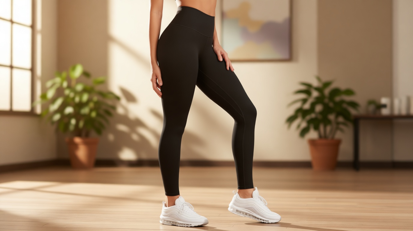 ODODOS Tummy Control Compression Leggings for Women, 25" / 28" High Waist Workout Running Yoga Pants