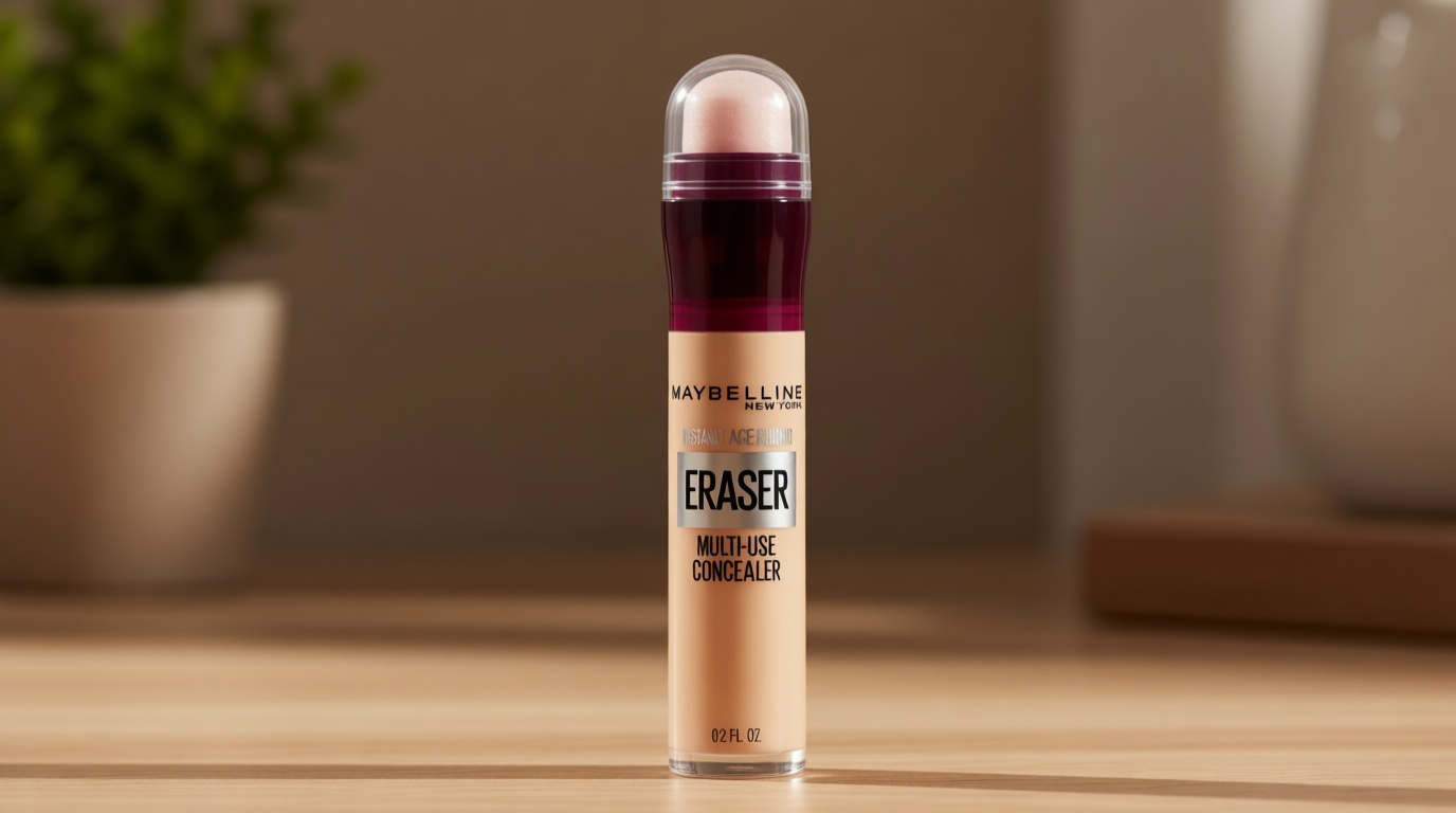 Maybelline Instant Age Rewind Eraser Dark Circles Treatment Multi-Use Concealer, 100, 1 Count (Packaging May Vary)